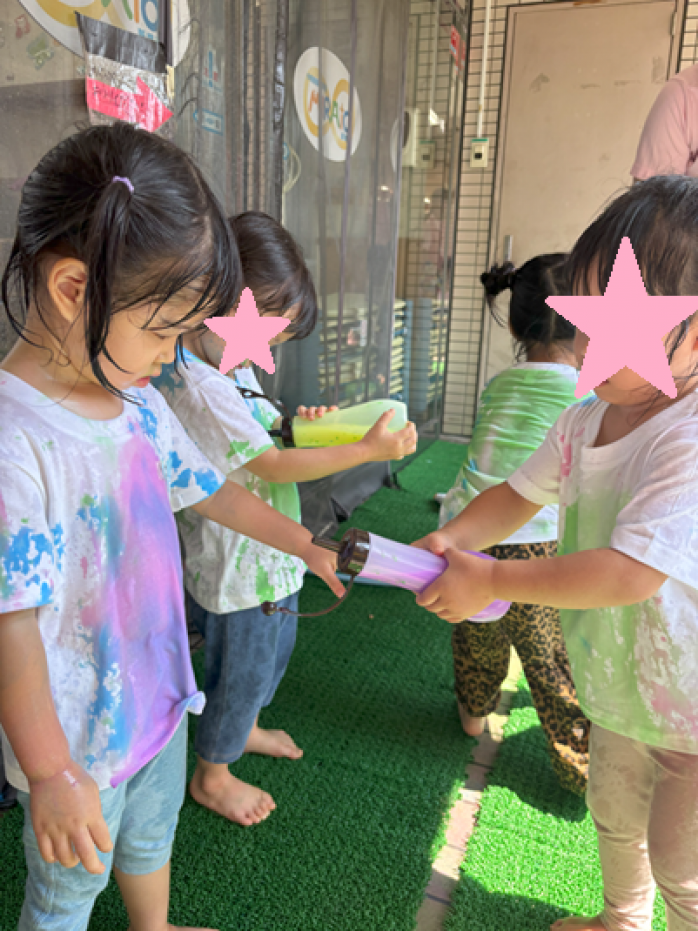 ボディーペインティング!